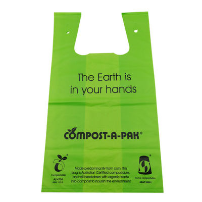 PBAT PLA Corn Starch Eco Friendly Trash Bags Ziplock 0.02mm-0.2mm Thick