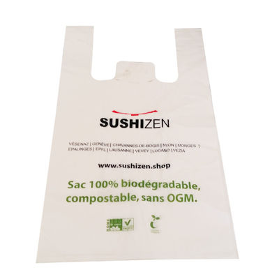 PBAT PLA Corn Starch Eco Friendly Trash Bags Ziplock 0.02mm-0.2mm Thick