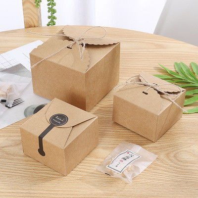 SGS CE West Point Square Paper Boxes Packaging For Homemade Biscuits