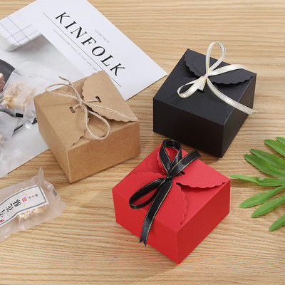 SGS CE West Point Square Paper Boxes Packaging For Homemade Biscuits
