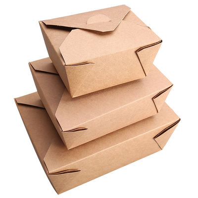LFGB Kraft Paper Lunch Box
