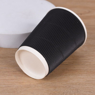 SGS 14oz 22oz Kraft Recyclable Paper Cups Biodegradable