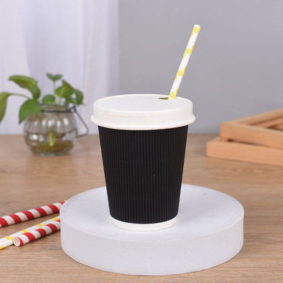 SGS 14oz 22oz Kraft Recyclable Paper Cups Biodegradable