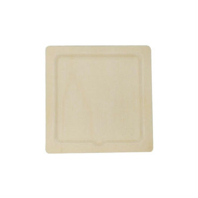 14cm 5.5'' Biodegradable Disposable Tableware Square Bamboo Tray